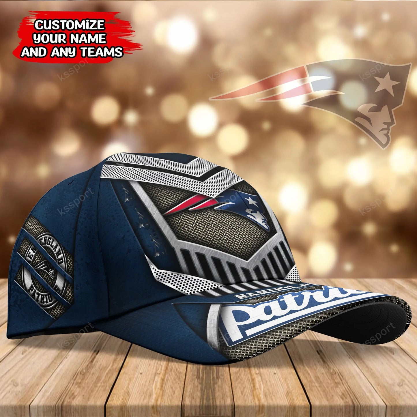 New England Patriots Personalized Classic Cap BG782