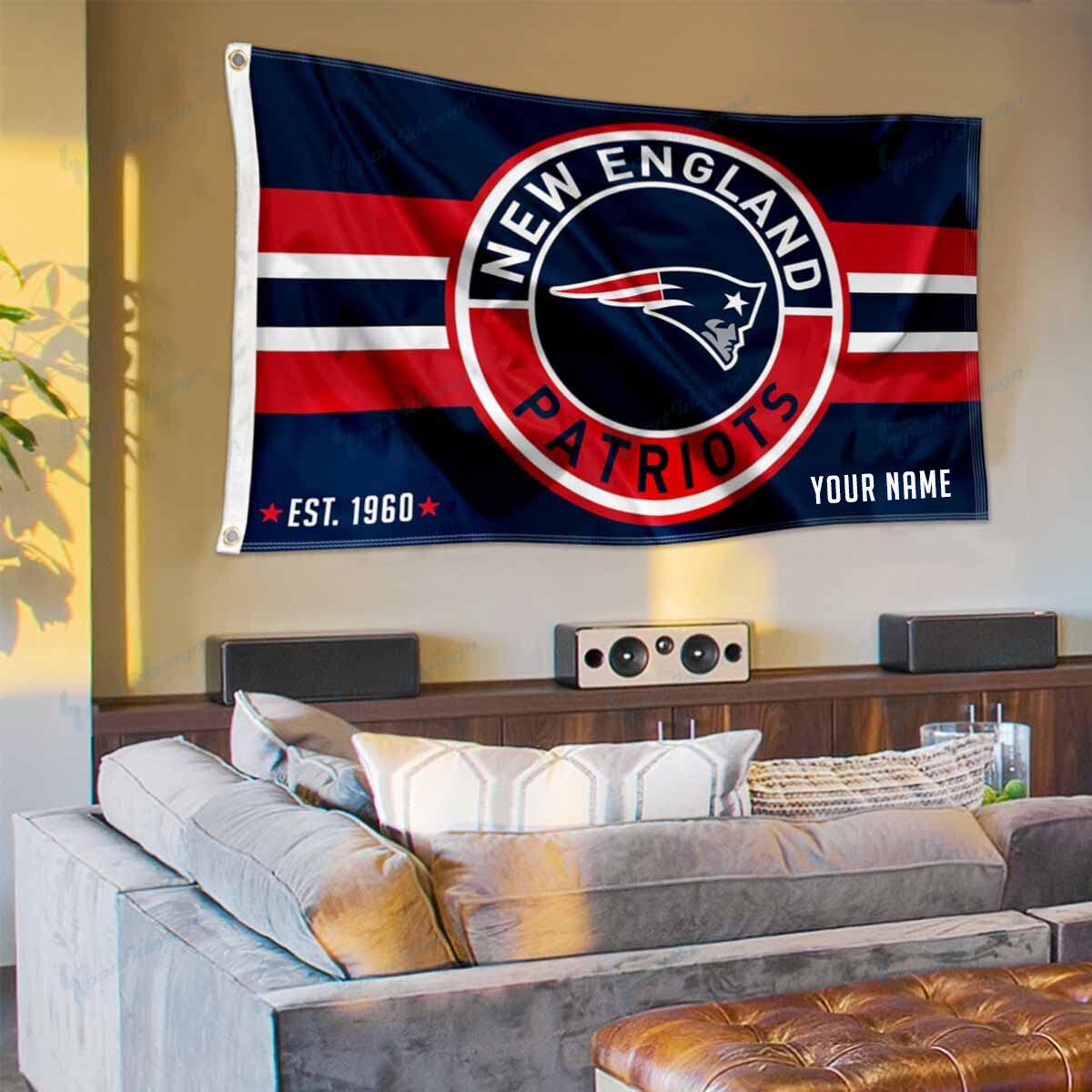 New England Patriots Personalized Flag 185