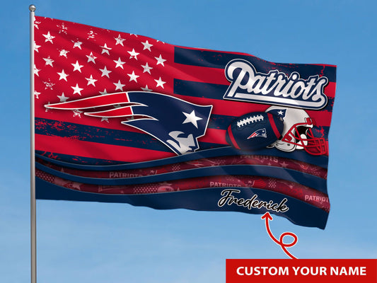 New England Patriots Personalized Flag 20