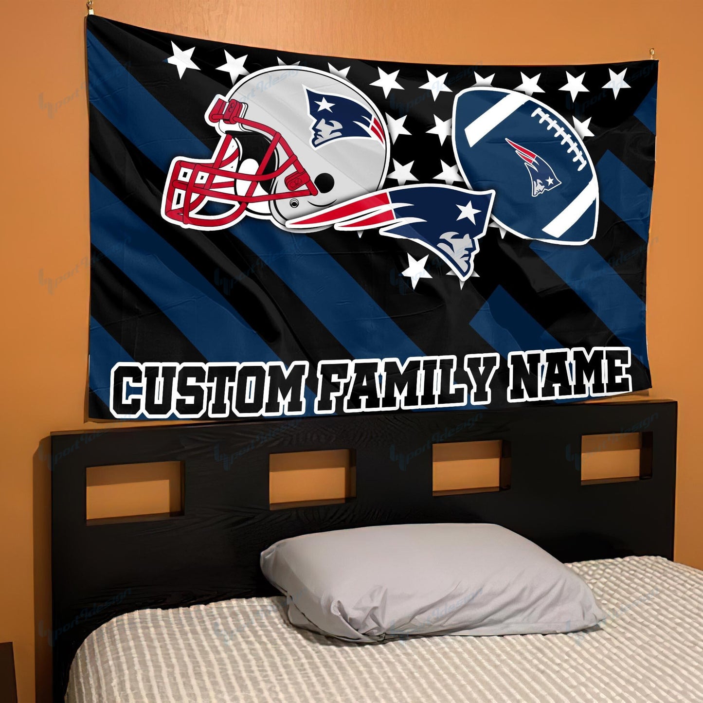 New England Patriots Personalized Flag 84