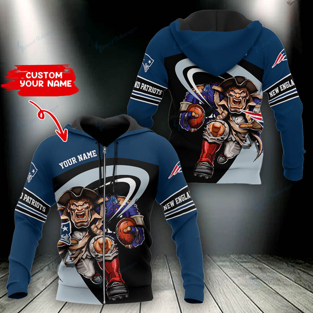New England Patriots Personalized Hoodie BG669