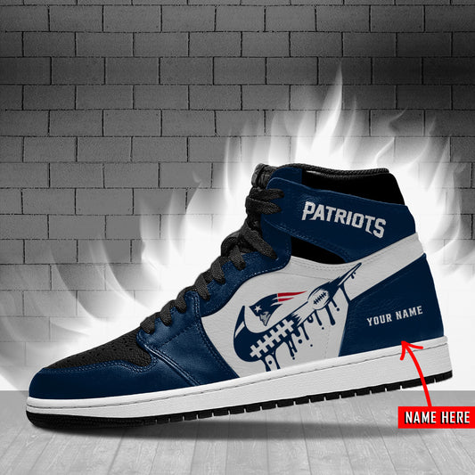 New England Patriots Personalized JShoes BG014