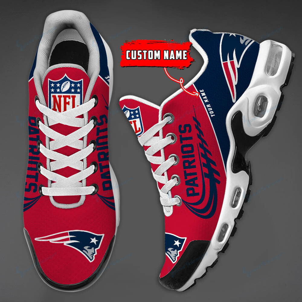 New England Patriots Personalized Plus T-N Youth Sneakers BG19