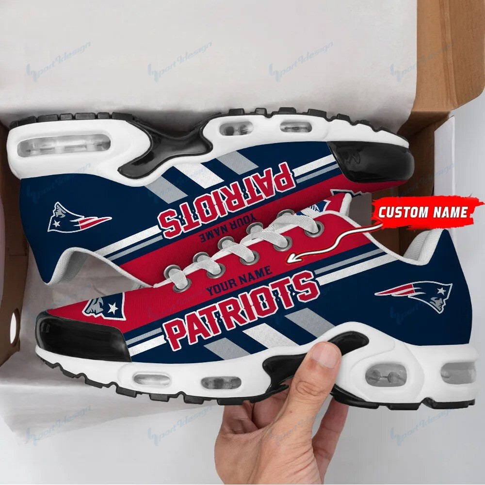New England Patriots Personalized Plus T-N Youth Sneakers BG69