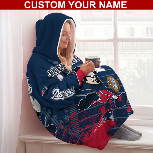 New England Patriots Personalized Snug Hoodie BG31