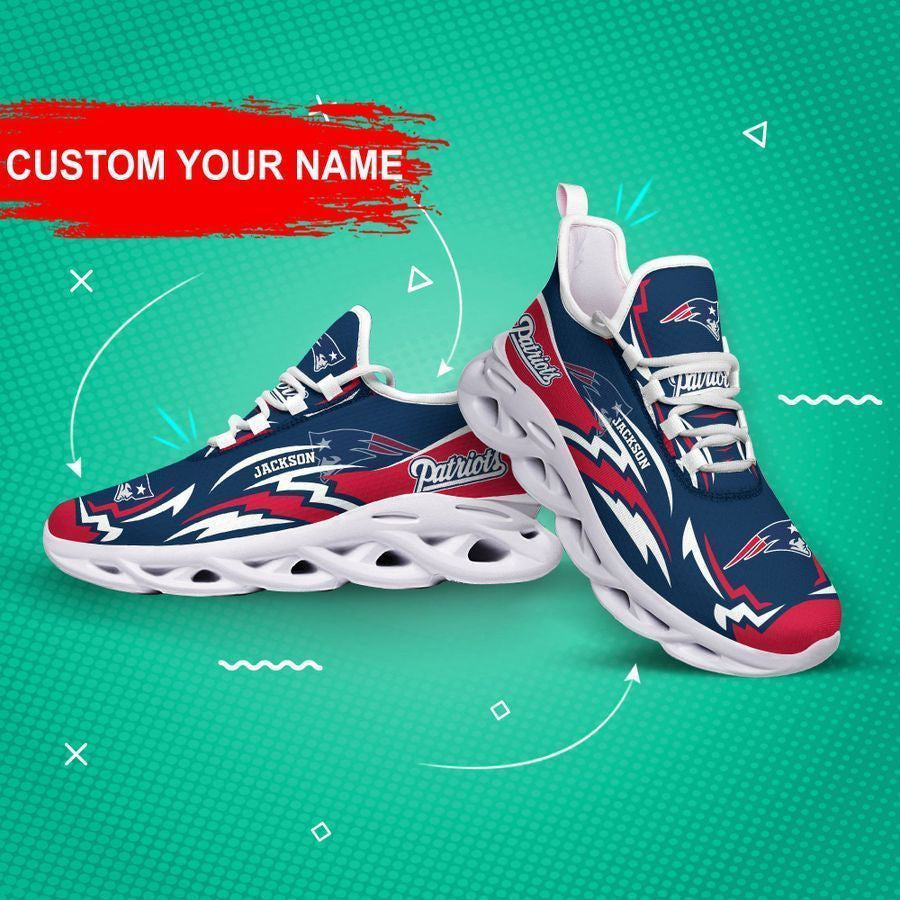 New England Patriots Personalized Yezy Running Sneakers 392
