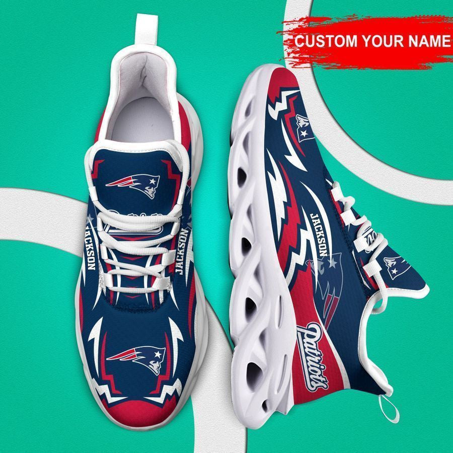 New England Patriots Personalized Yezy Running Sneakers 392