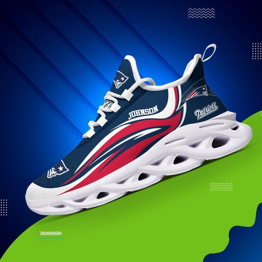 New England Patriots Personalized Yezy Running Sneakers 393
