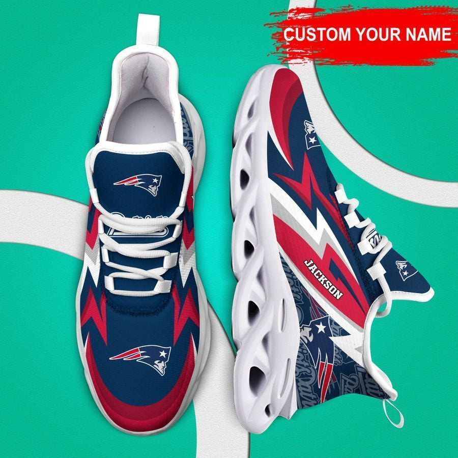 New England Patriots Personalized Yezy Running Sneakers 395
