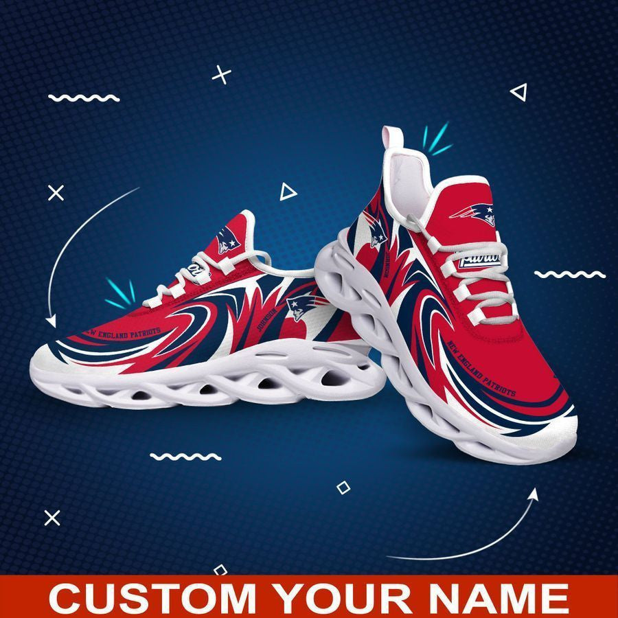 New England Patriots Personalized Yezy Running Sneakers 397