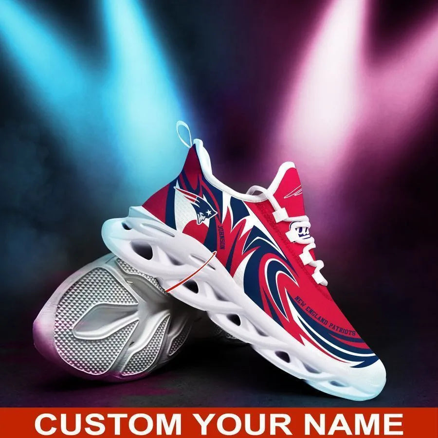 New England Patriots Personalized Yezy Running Sneakers 397