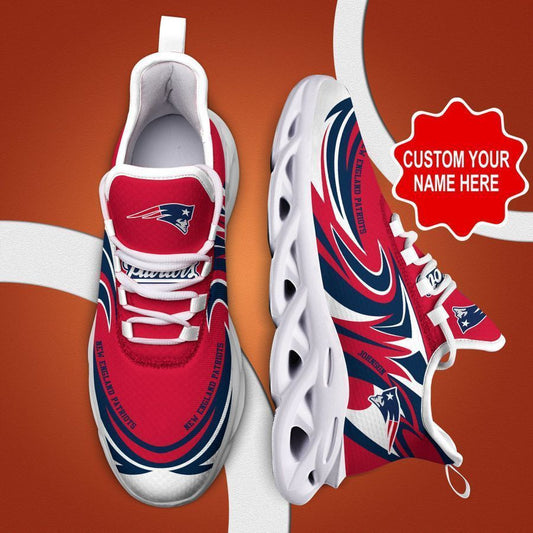 New England Patriots Personalized Yezy Running Sneakers 397