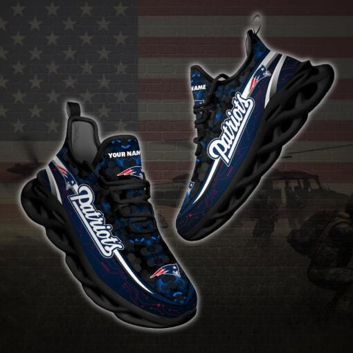 New England Patriots Personalized Yezy Running Sneakers 73