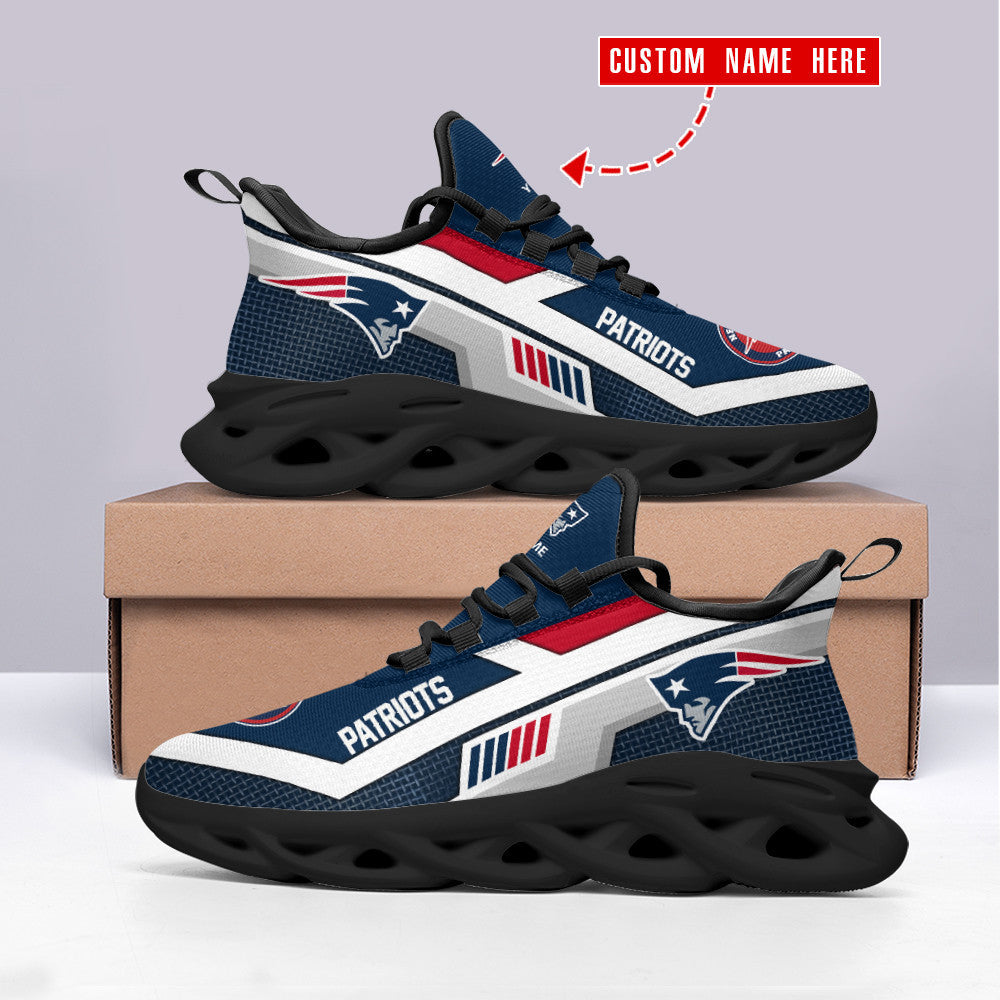 New England Patriots Personalized Yezy Running Sneakers BB144