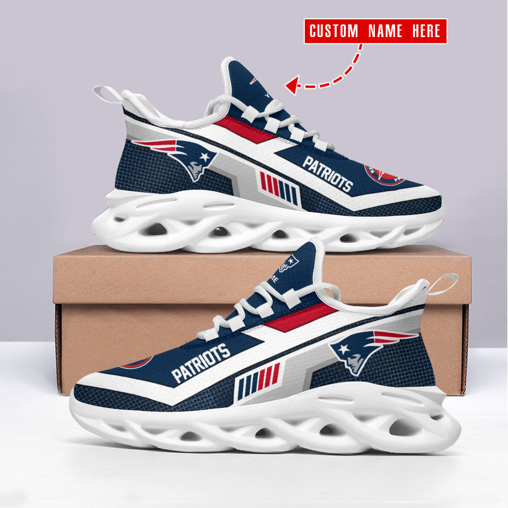 New England Patriots Personalized Yezy Running Sneakers BB144