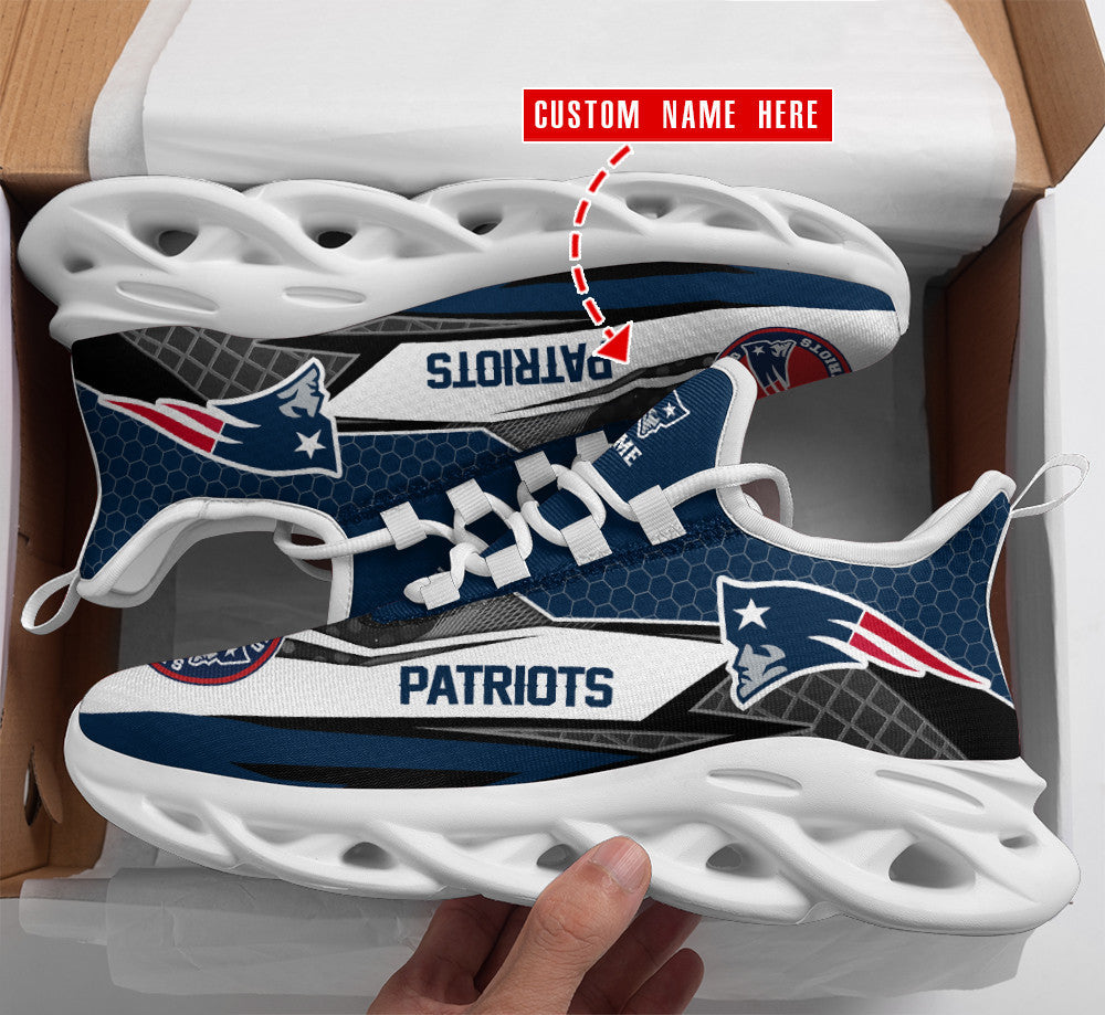 New England Patriots Personalized Yezy Running Sneakers BB166