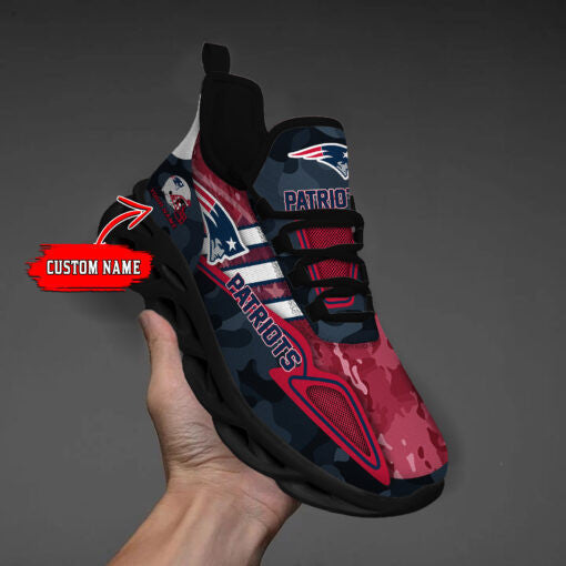 New England Patriots Personalized Yezy Running Sneakers BB250