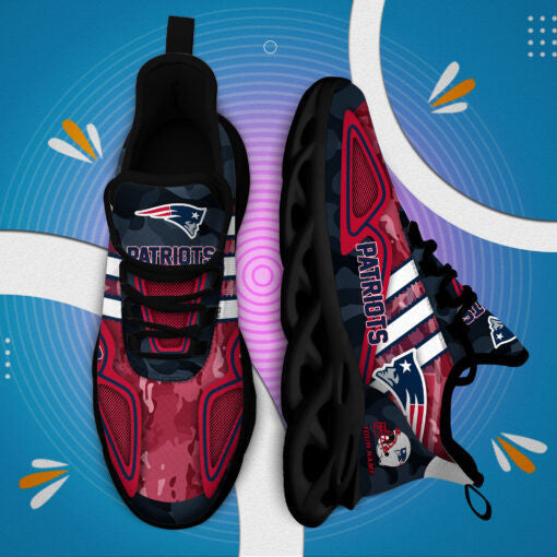 New England Patriots Personalized Yezy Running Sneakers BB250