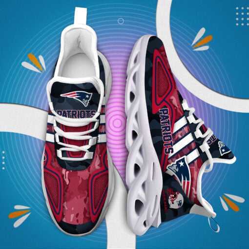 New England Patriots Personalized Yezy Running Sneakers BB250