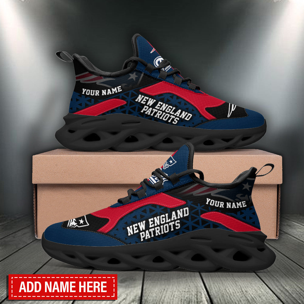 New England Patriots Personalized Yezy Running Sneakers BB475