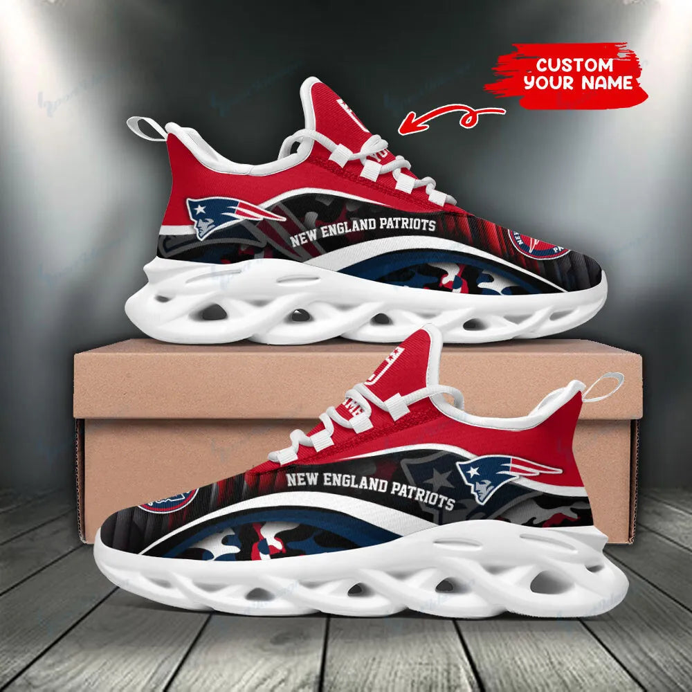 New England Patriots Personalized Yezy Running Sneakers BB997