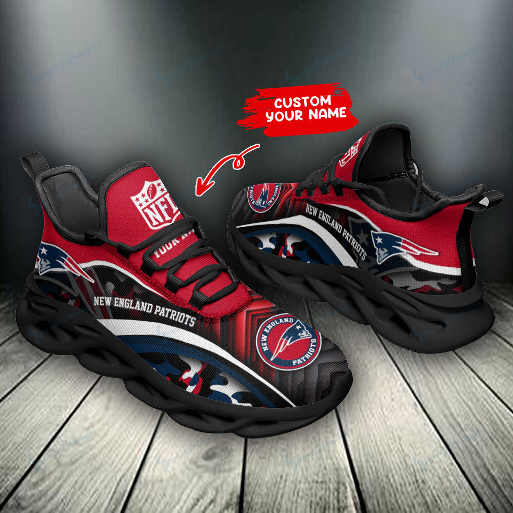 New England Patriots Personalized Yezy Running Sneakers BB997