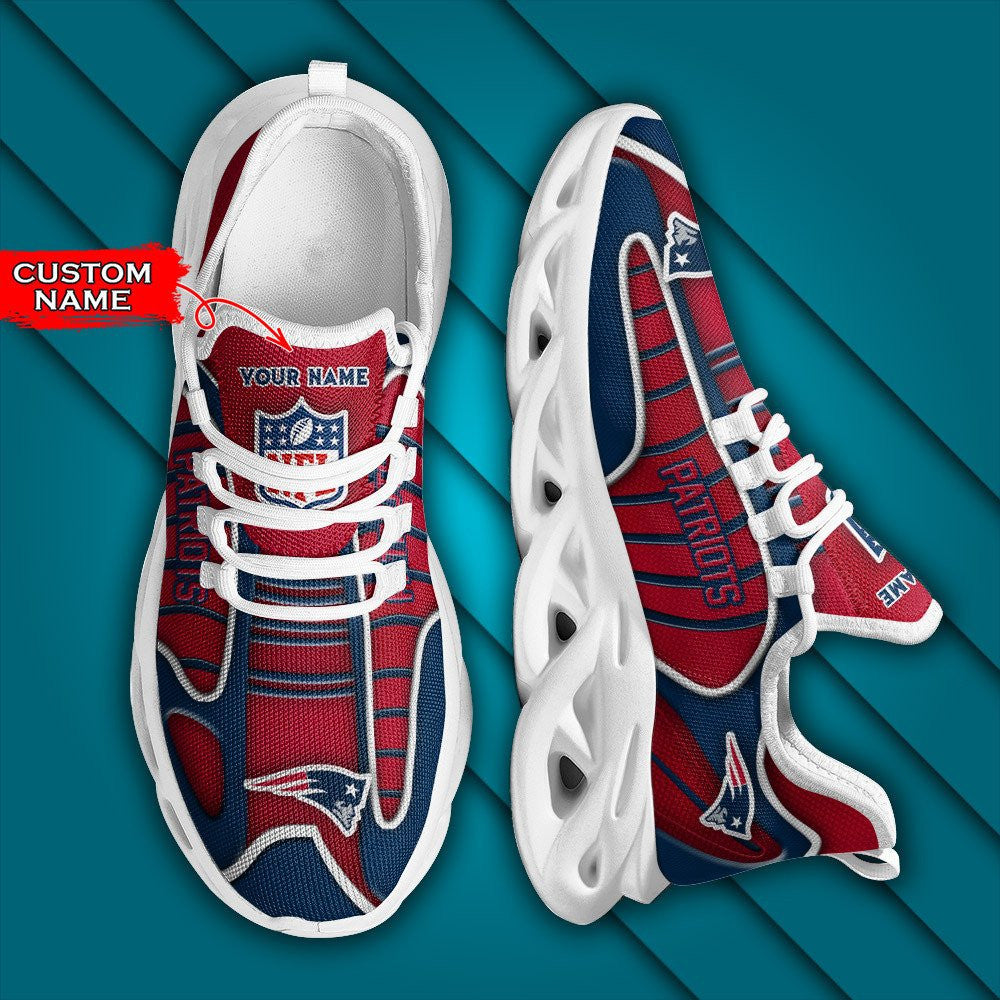 New England Patriots Personalized Yezy Running Sneakers BG150