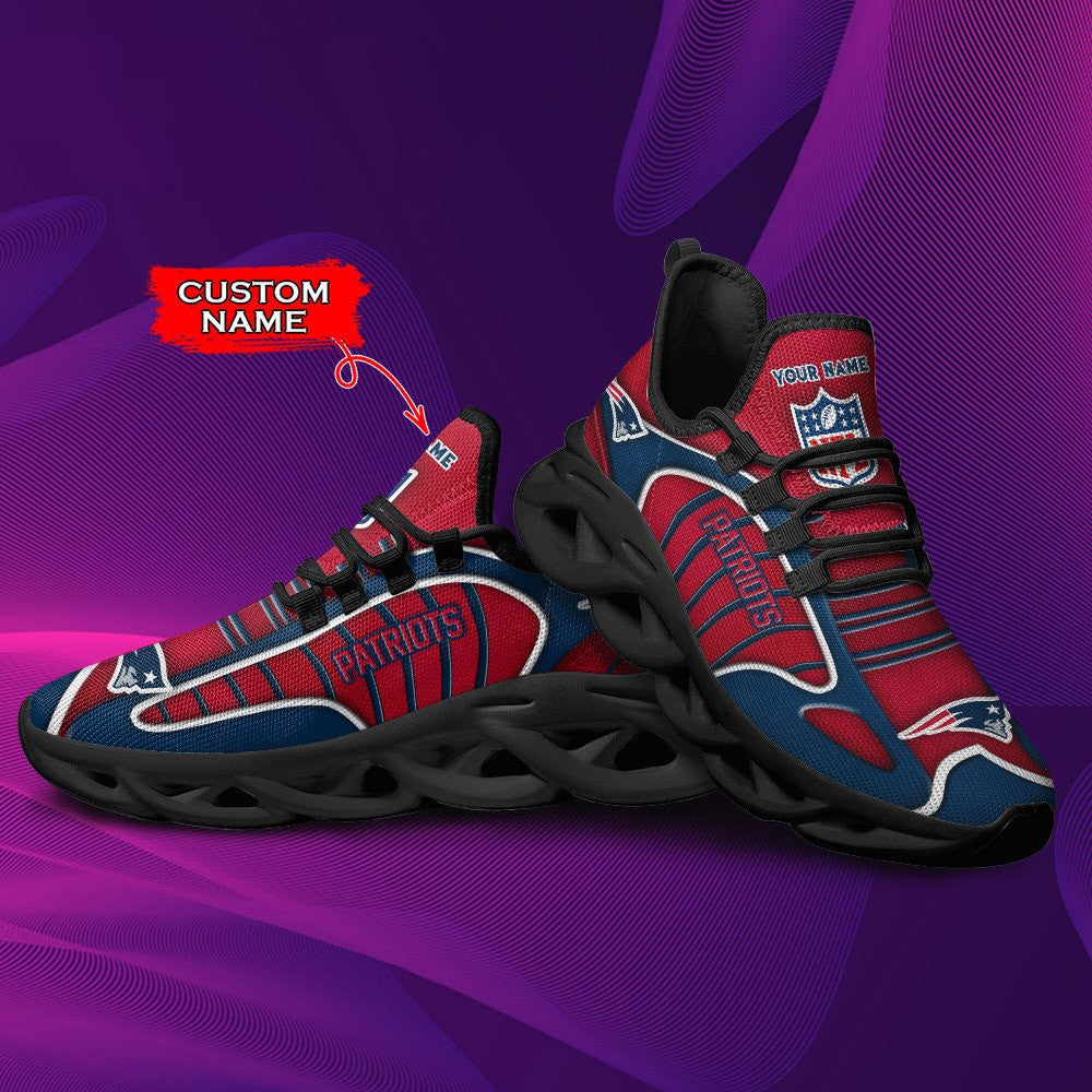 New England Patriots Personalized Yezy Running Sneakers BG150