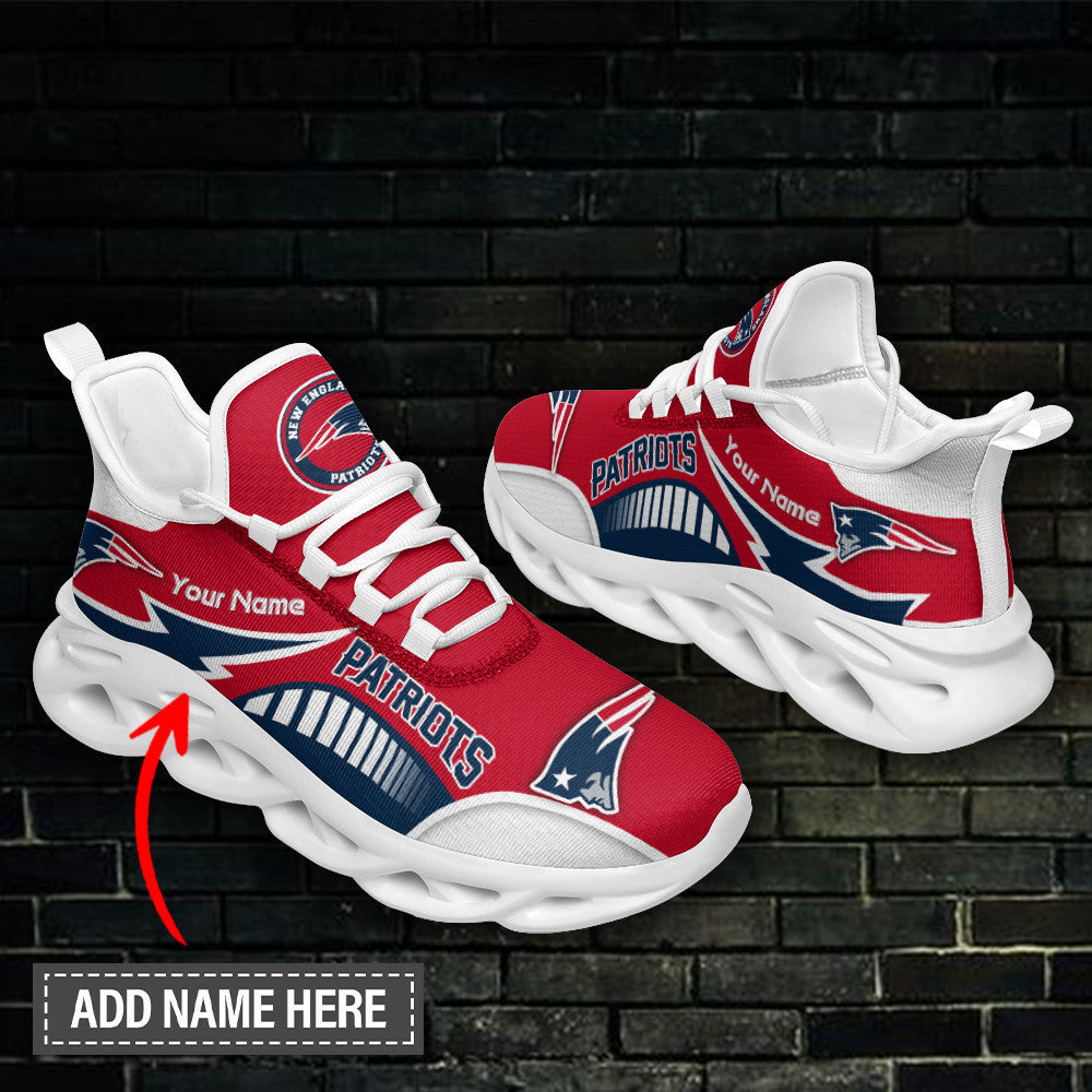 New England Patriots Personalized Yezy Running Sneakers BG238