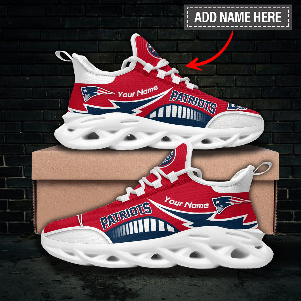 New England Patriots Personalized Yezy Running Sneakers BG238