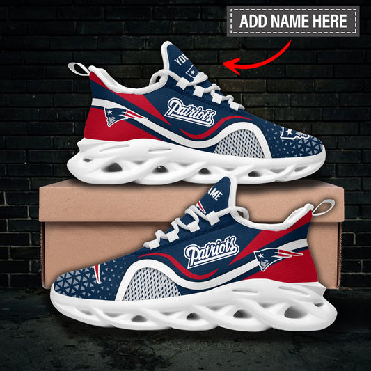New England Patriots Personalized Yezy Running Sneakers BG255
