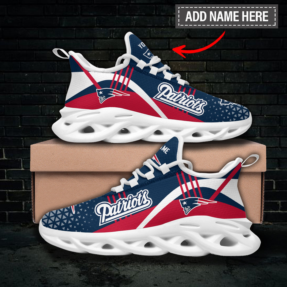 New England Patriots Personalized Yezy Running Sneakers BG259