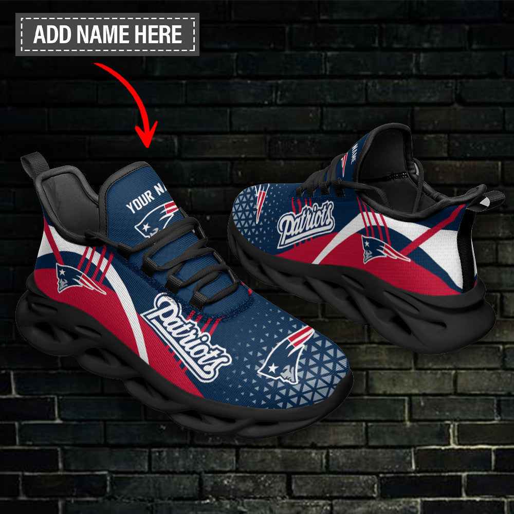 New England Patriots Personalized Yezy Running Sneakers BG259
