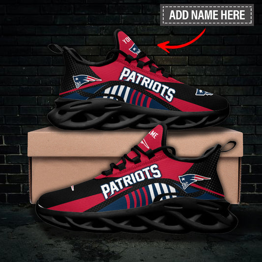 New England Patriots Personalized Yezy Running Sneakers BG279
