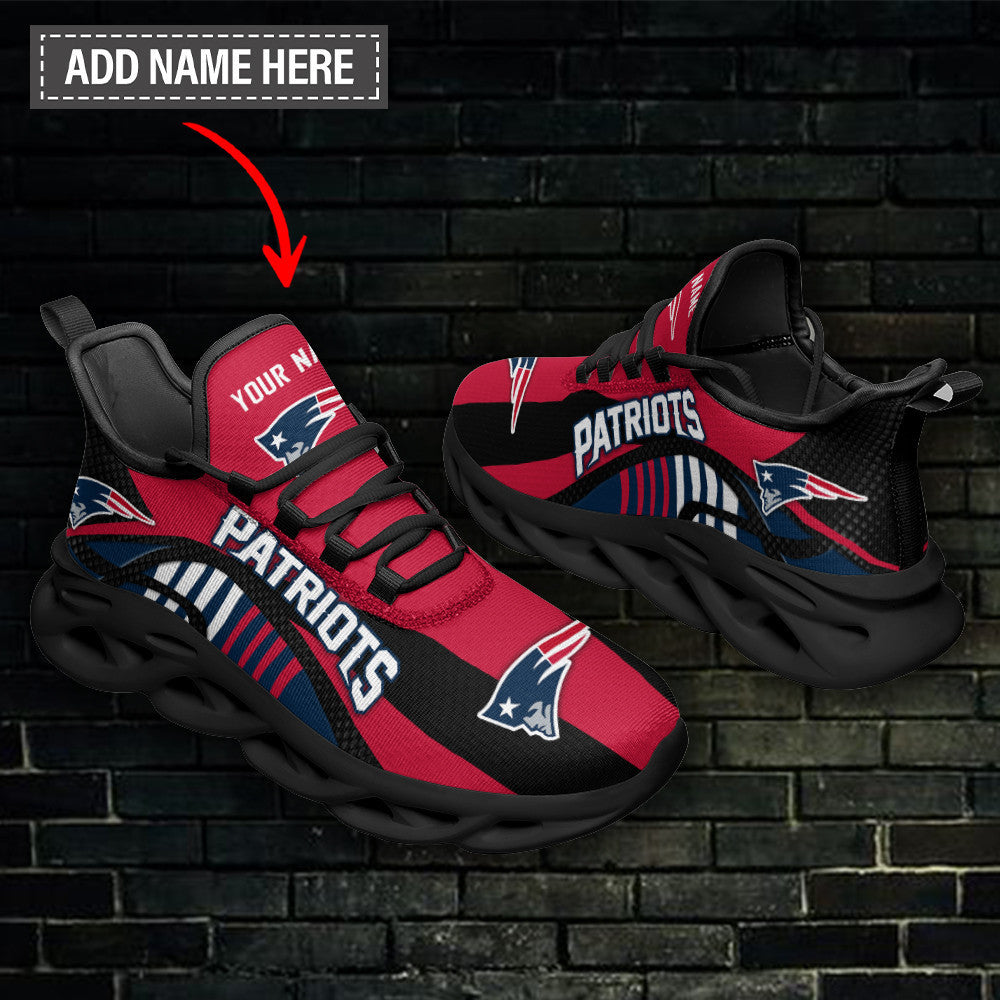 New England Patriots Personalized Yezy Running Sneakers BG279