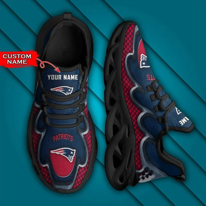 New England Patriots Personalized Yezy Running Sneakers BG420