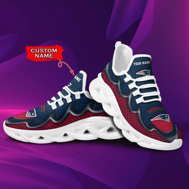 New England Patriots Personalized Yezy Running Sneakers BG420