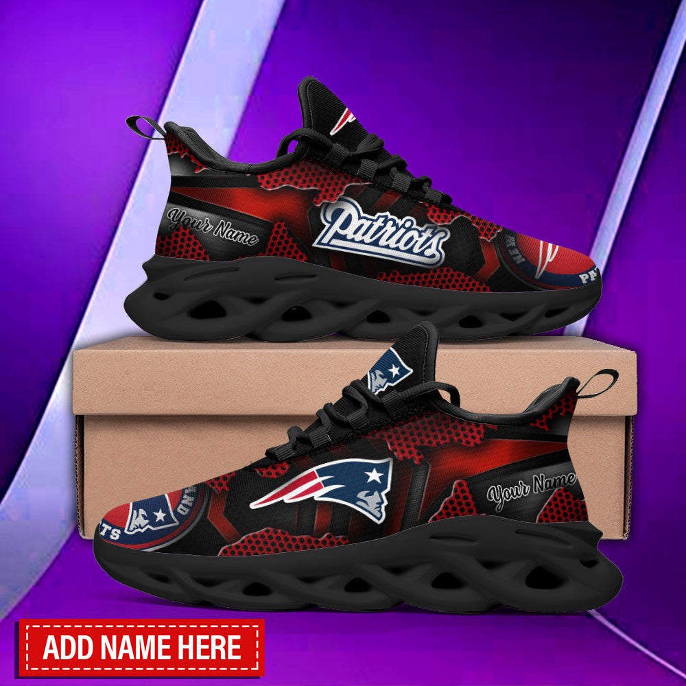 New England Patriots Personalized Yezy Running Sneakers BG772