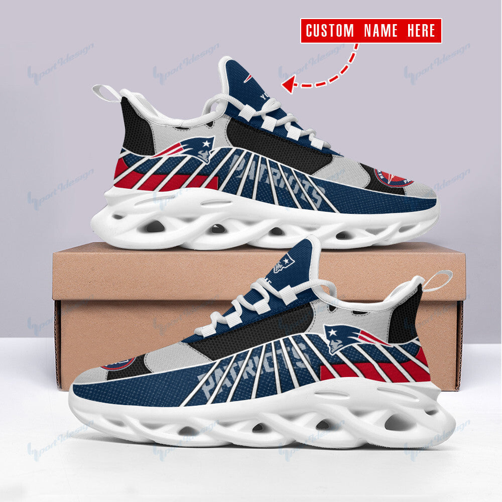 New England Patriots Personalized Yezy Running Sneakers SPD135