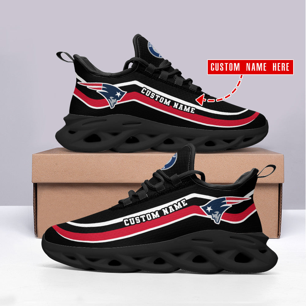 New England Patriots Personalized Yezy Running Sneakers SPD343