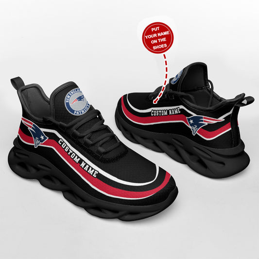 New England Patriots Personalized Yezy Running Sneakers SPD343