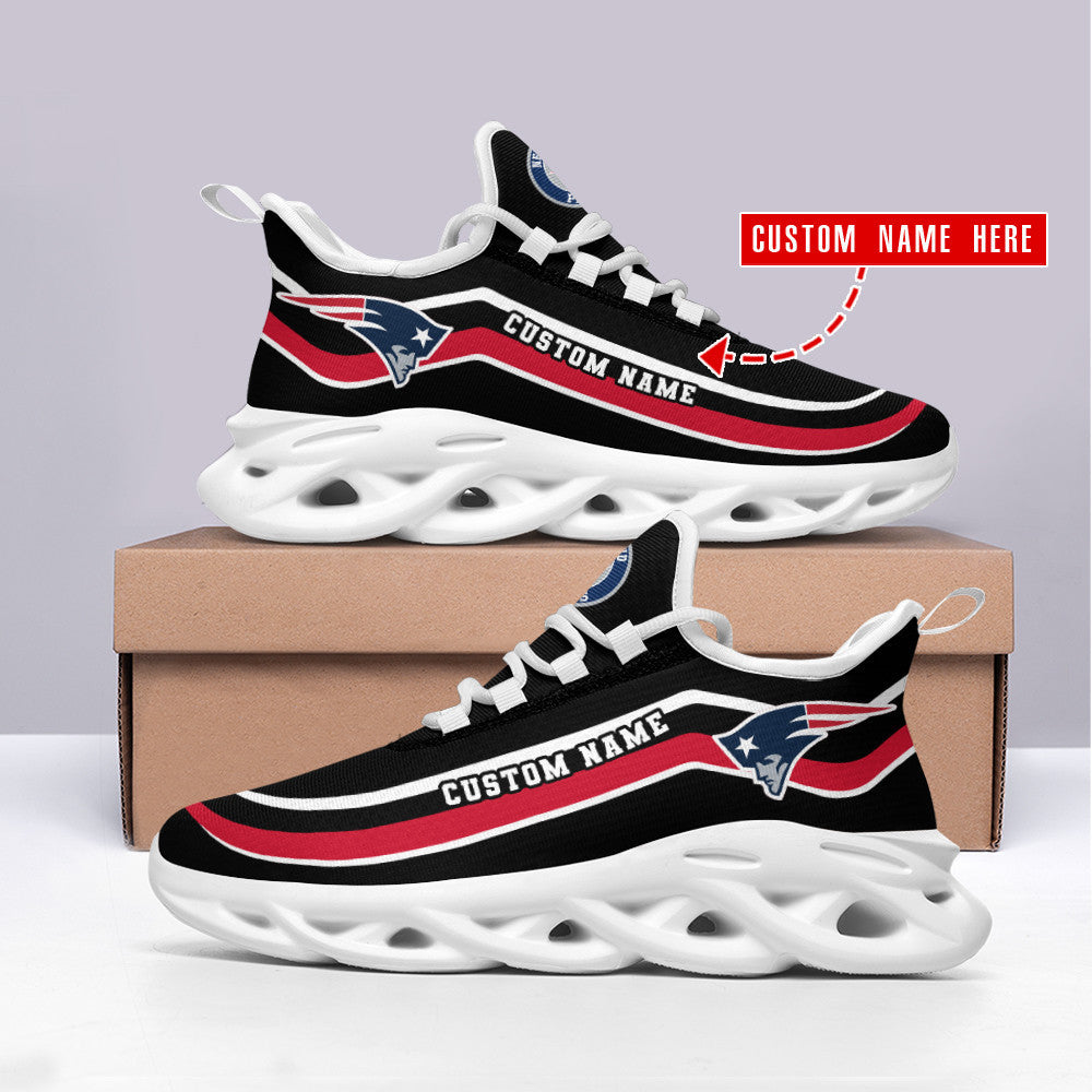 New England Patriots Personalized Yezy Running Sneakers SPD343