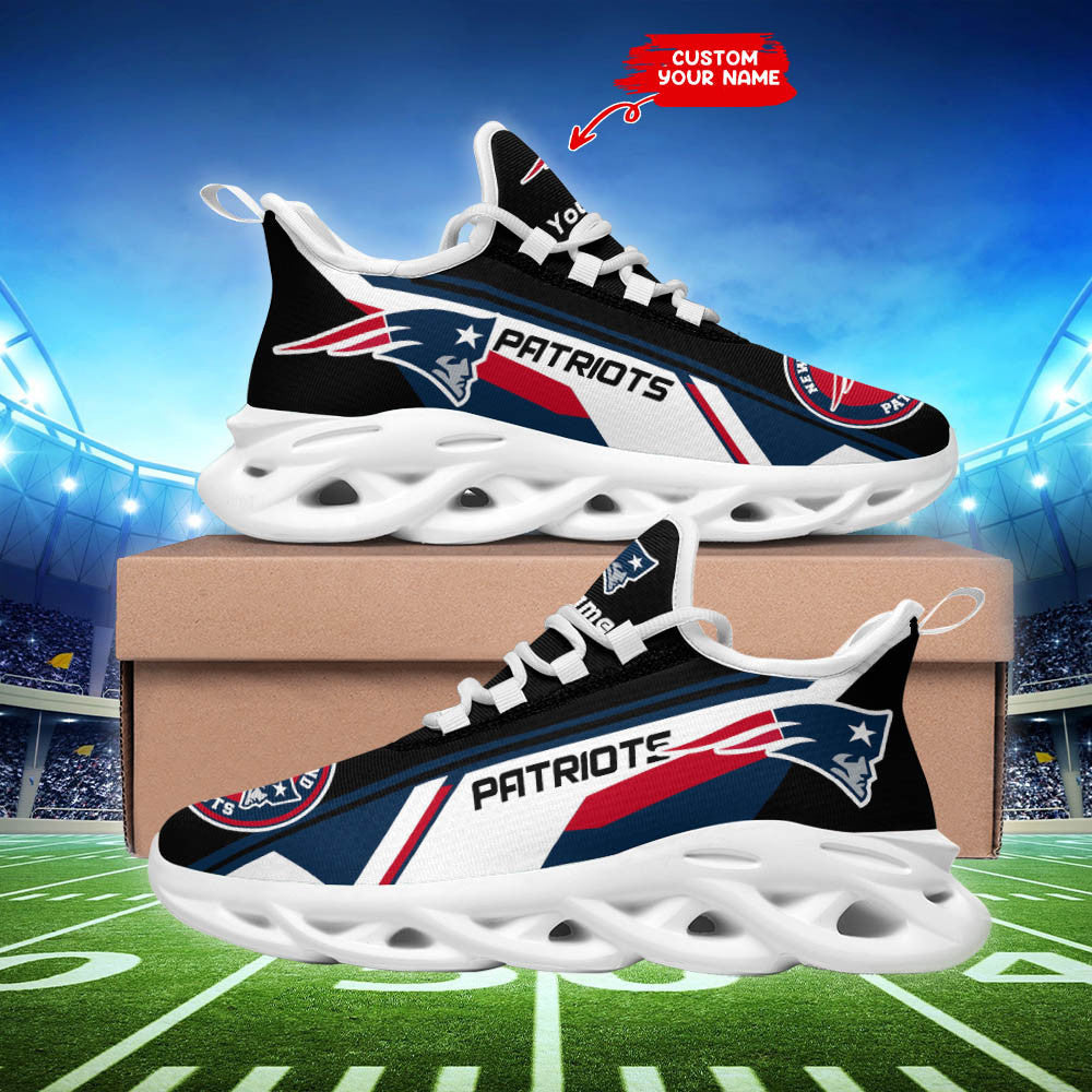 New England Patriots Personalized Yezy Running Sneakers SPD471
