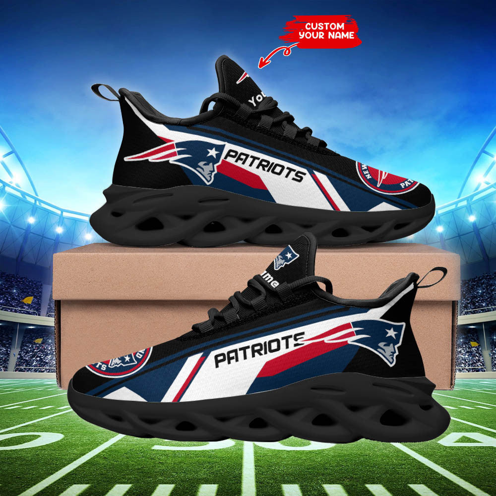 New England Patriots Personalized Yezy Running Sneakers SPD471