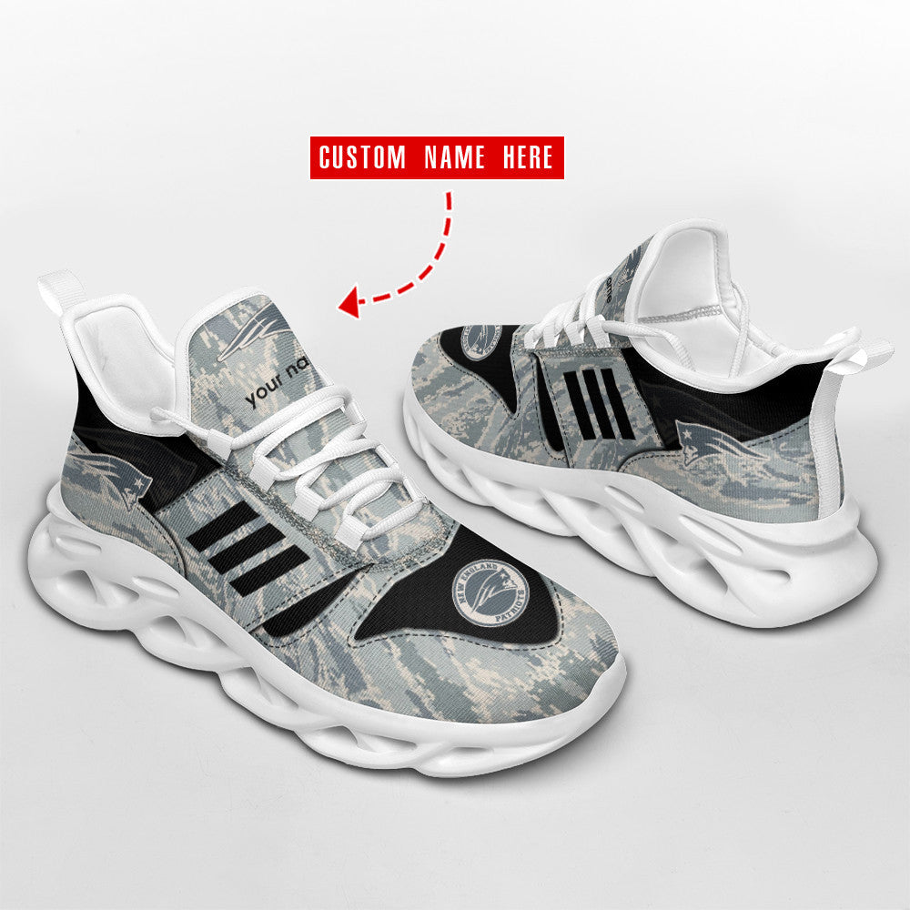 New England Patriots Personalized Yezy Running Sneakers SPD503