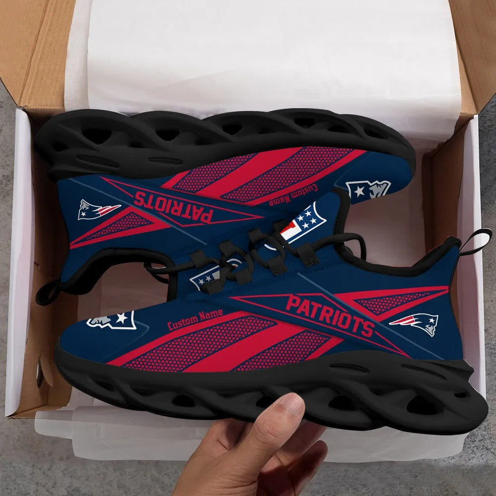 New England Patriots Personalized Yezy Running Sneakers SPD534