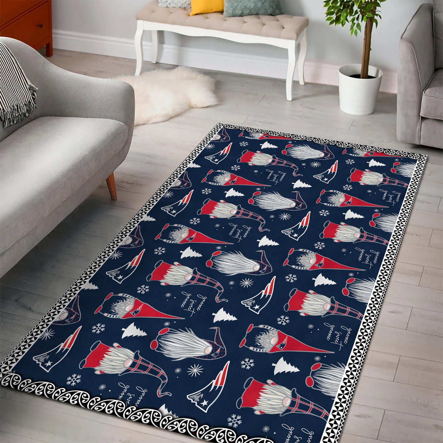 New England Patriots Premium Rectangle Rug 38