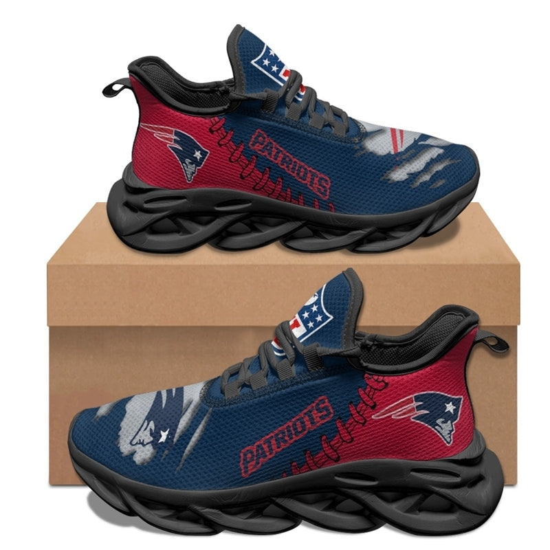 New England Patriots Sneakers 3D Max Soul Shoes