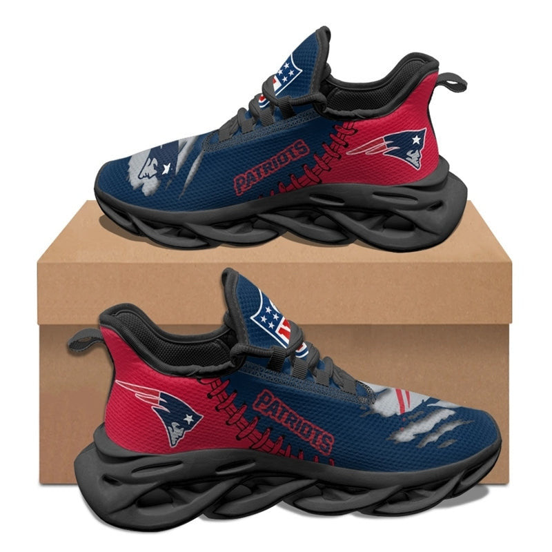New England Patriots Sneakers 3D Max Soul Shoes