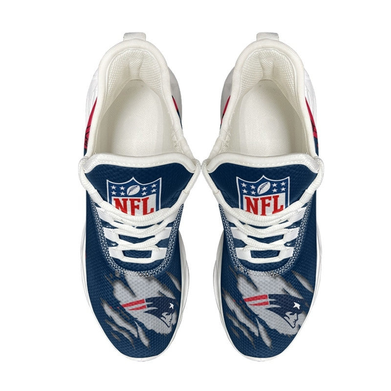 New England Patriots Sneakers 3D Max Soul Shoes